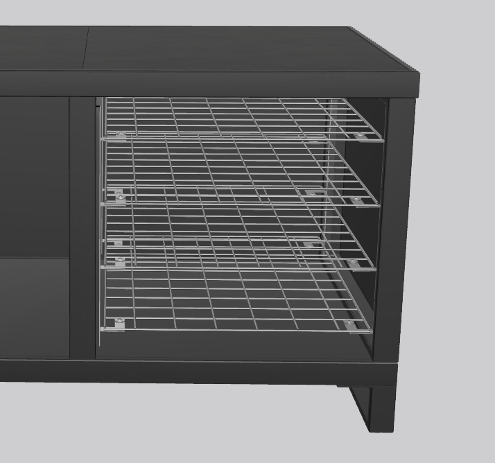 Etage systeem RVS (rechts) (NL)