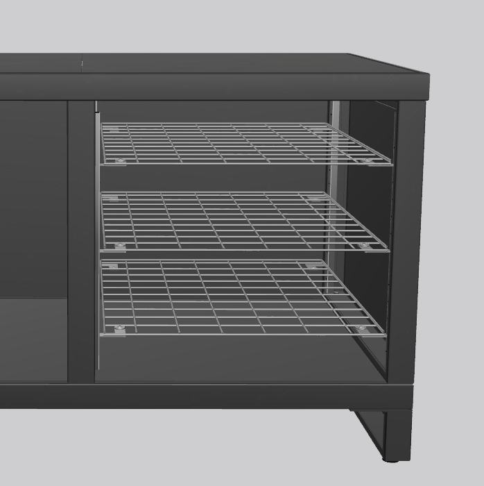 Etage systeem RVS (rechts) (NL)
